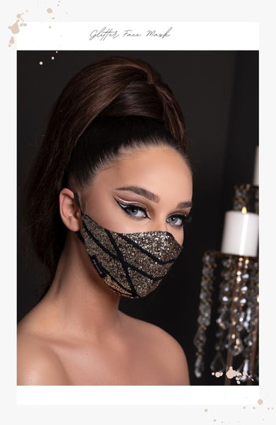 couture-gold-glitter-face-mask